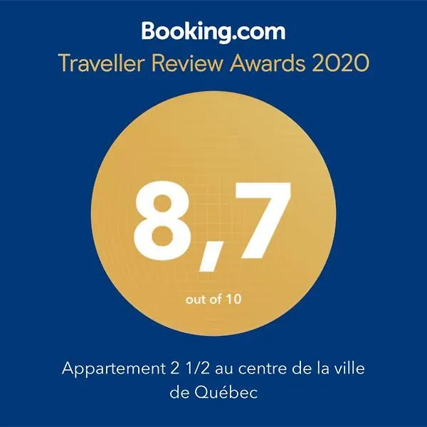 아파트 Appartement 2 1/2 Au Centre De La Ville De Quebec